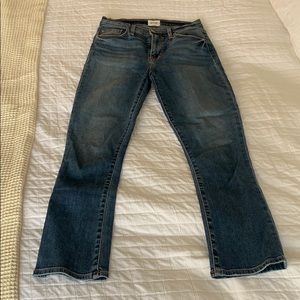 Lt wash boot leg jean